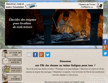 Tablet Screenshot of chassesautresorludiques.com